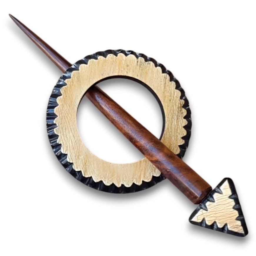 Horn Shawl Pin SP-108