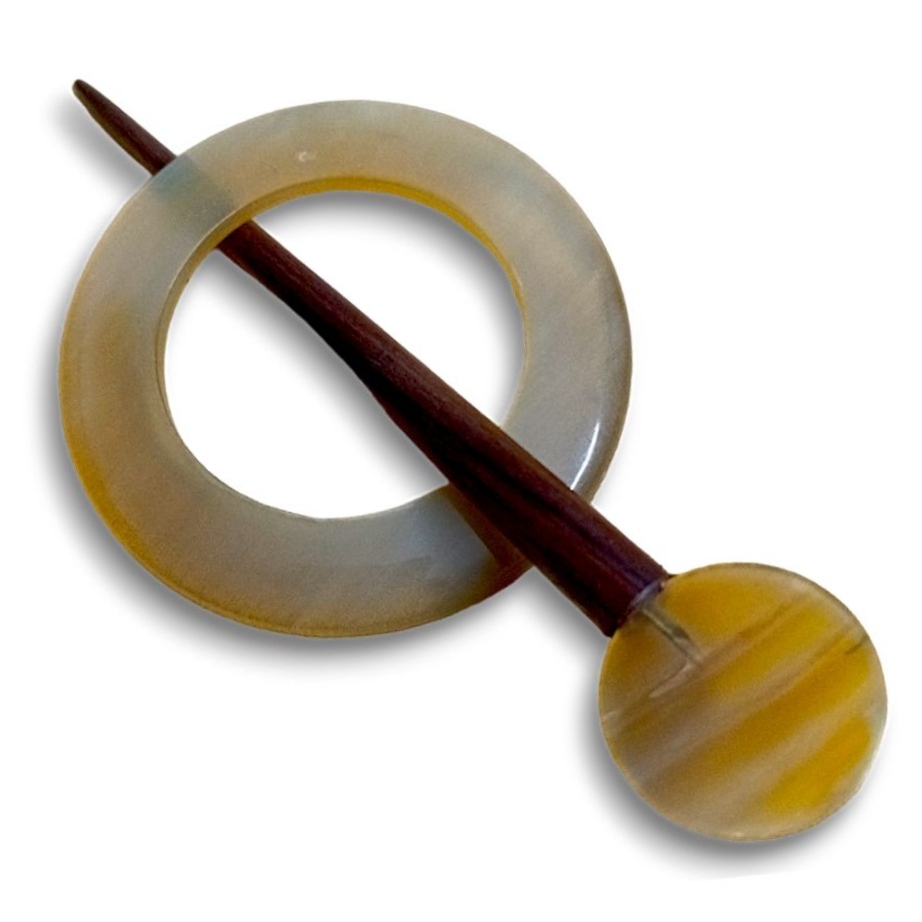 Horn Shawl Pin SP-416