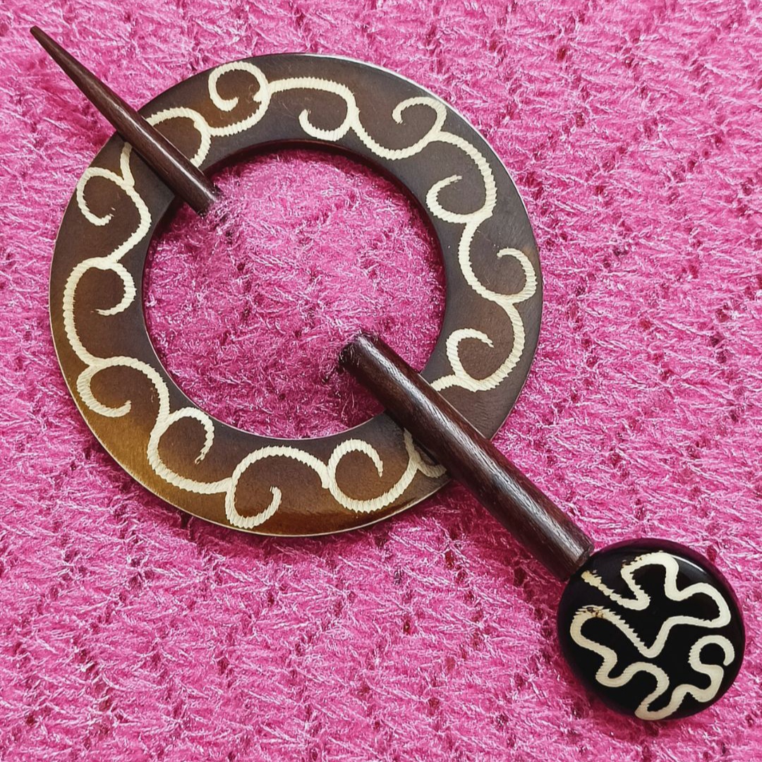Resin Shawl Pin SP-196