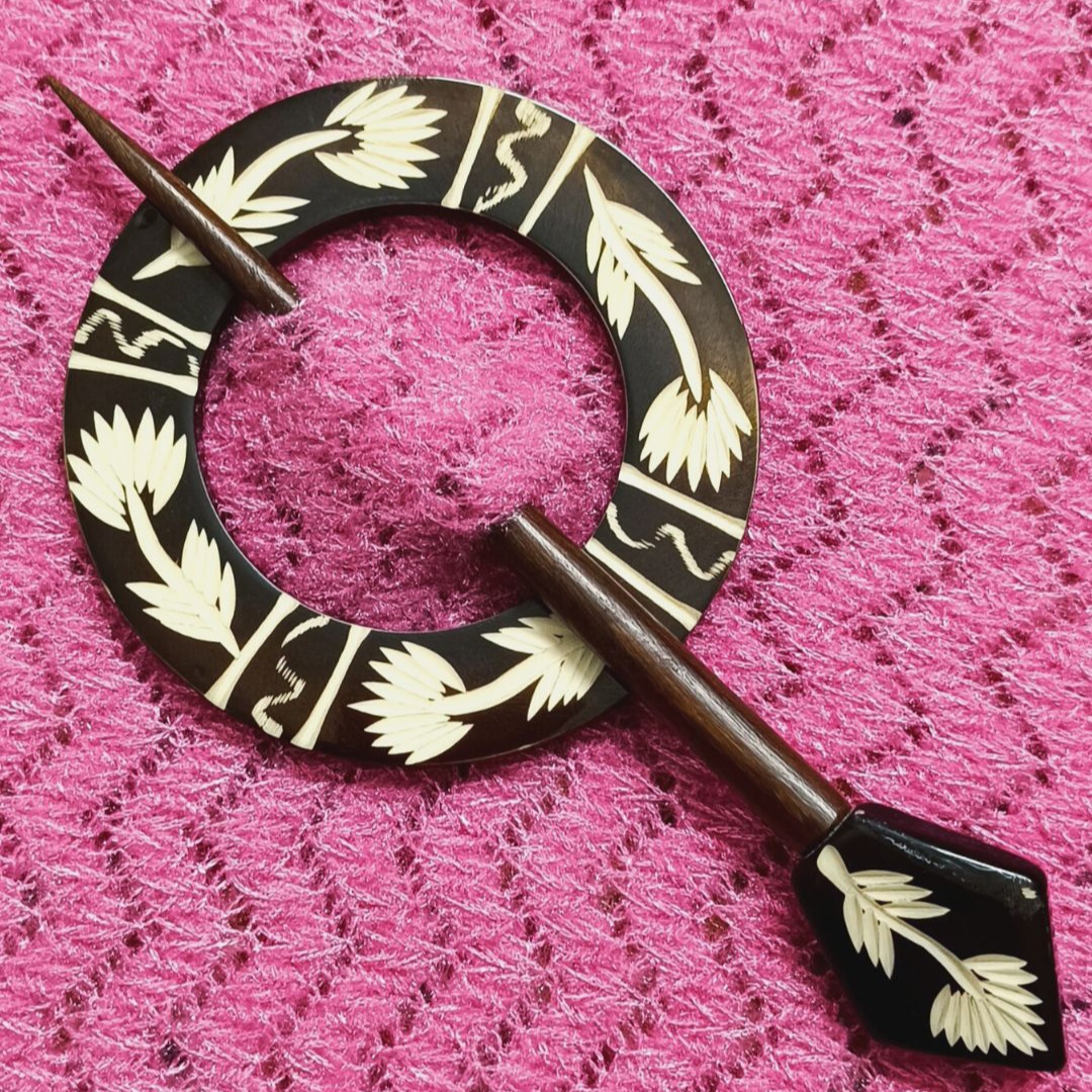 Resin Shawl Pin SP-198