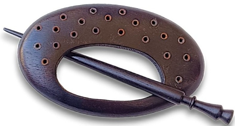 Wooden Shawl Pin SP-269