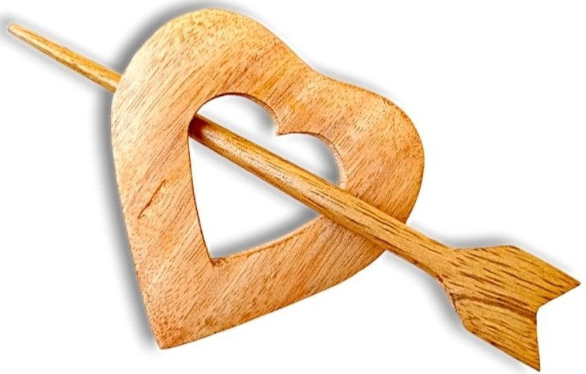Wooden Shawl Pin SP-325