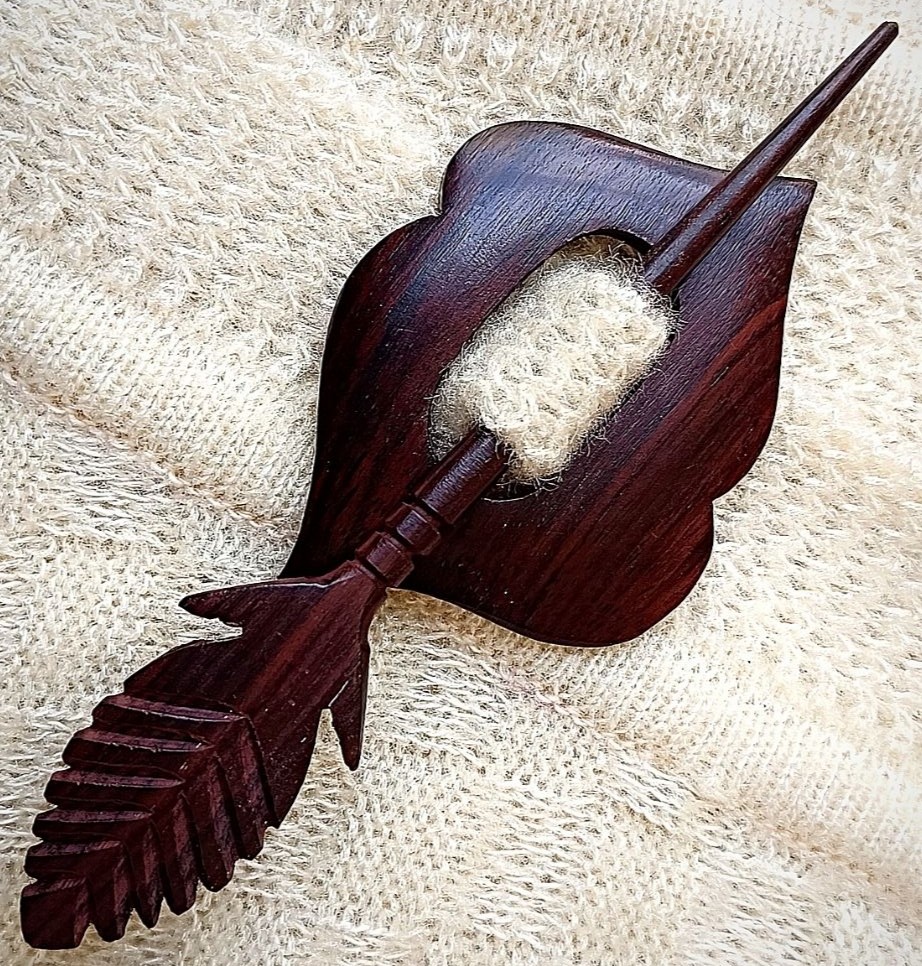 Wooden Shawl Pin SP-416
